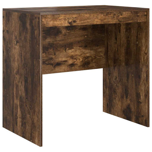 vidaXL Desk Smoked Oak 80 x 50 x 76 cm