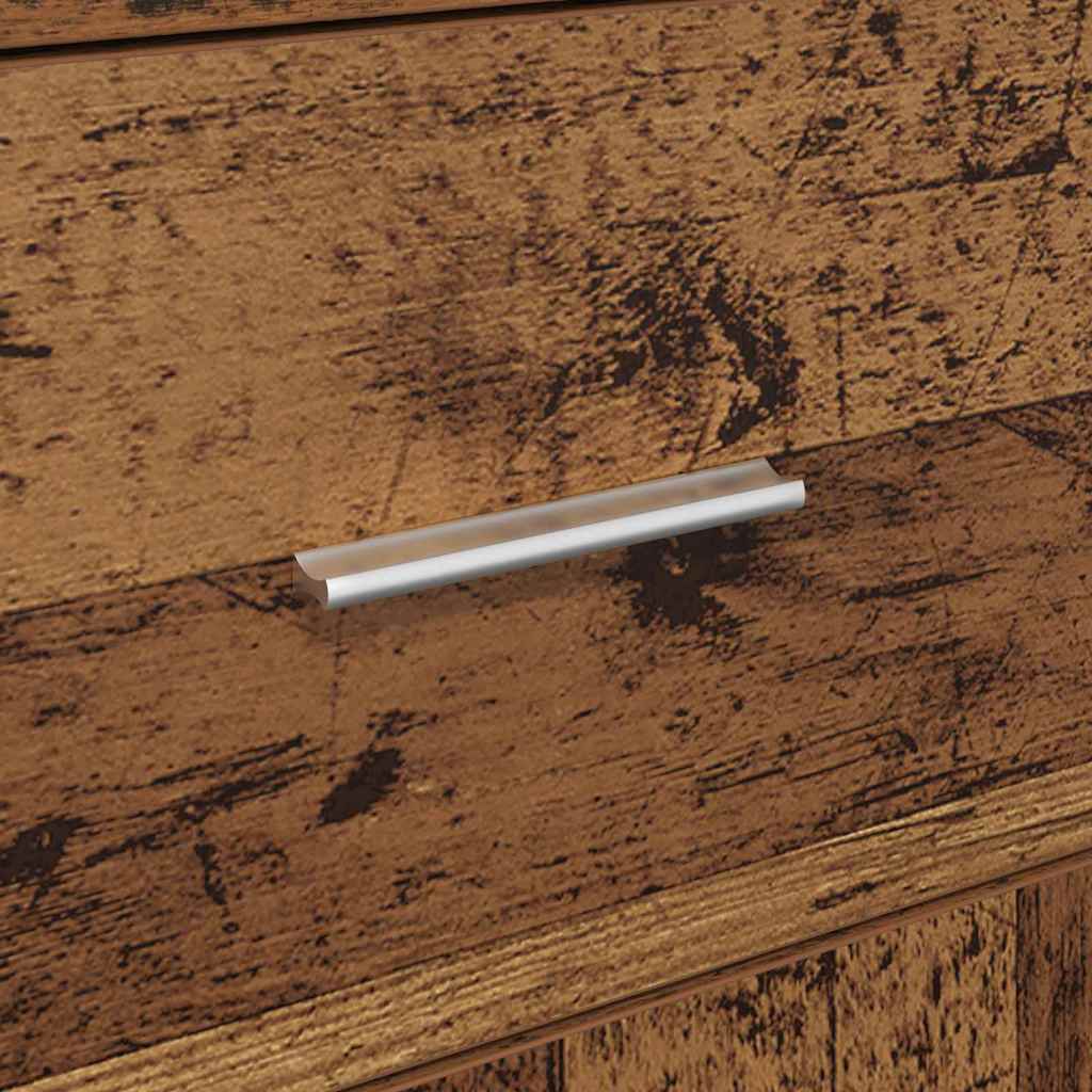 vidaXL Sideboard with Drawer Old Wood 38 x 34 x 75 cm