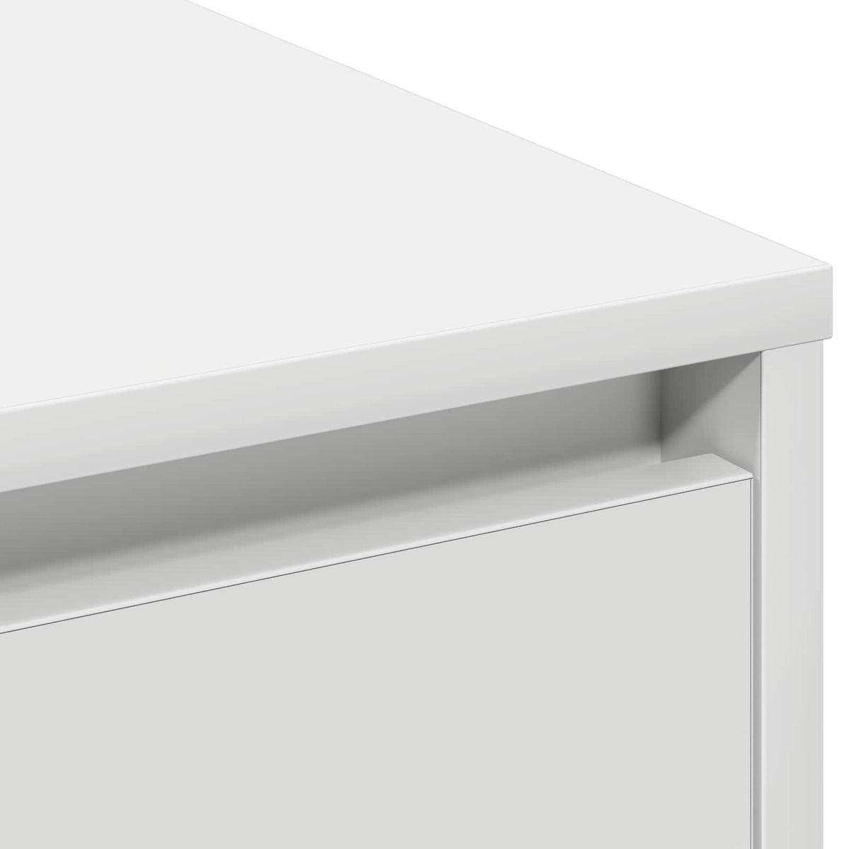 vidaXL LED Sideboard White 71 x 34.5 x 75 cm Engineered Wood