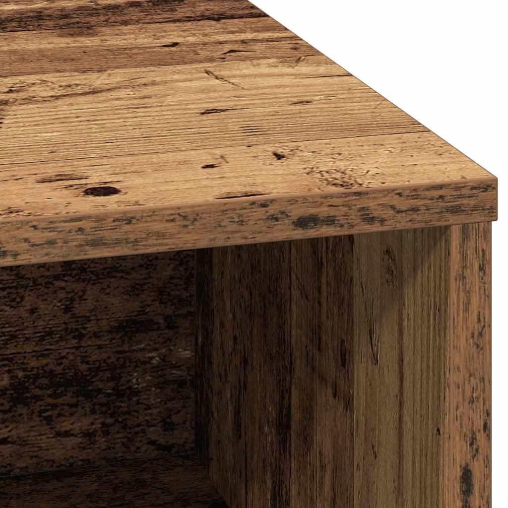 vidaXL LED Sideboard Old Wood 71 x 34.5 x 75 cm Engineered Wood