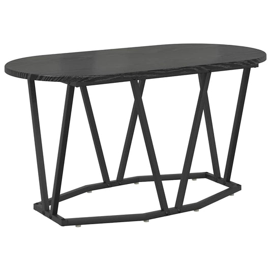 vidaXL Coffee Table Black Oak 80 x 40 x 40.5 cm