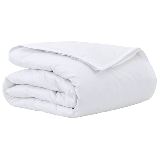 vidaXL 2-in-1 Duvet White 135 x 220 cm Down