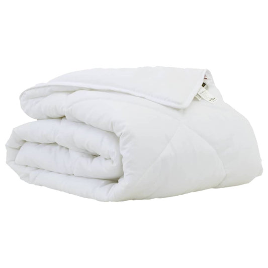 vidaXL Quilts & Duvets White 140 x 220 cm Microfiber