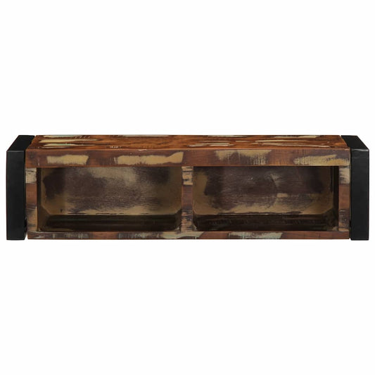 vidaXL TV Cabinet Multicolour 80x30x25 cm Solid Wood Reclaimed