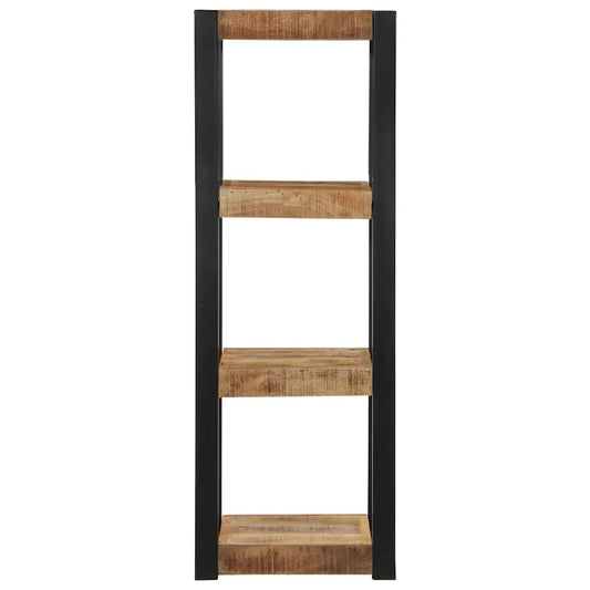 vidaXL Wall Shelf 35x35x100 cm Solid Rough Wood Mango