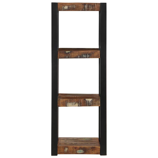 vidaXL Wall Shelf Multicolour 35x35x100 cm Solid Wood Reclaimed