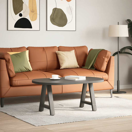 vidaXL Coffee Table Legs A-Shaped 2 pcs Anthracite 38x(42-43) cm Steel