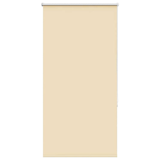 vidaXL Roller Blind Blackout Beige 85x130 cm Fabric Width 80.7 cm