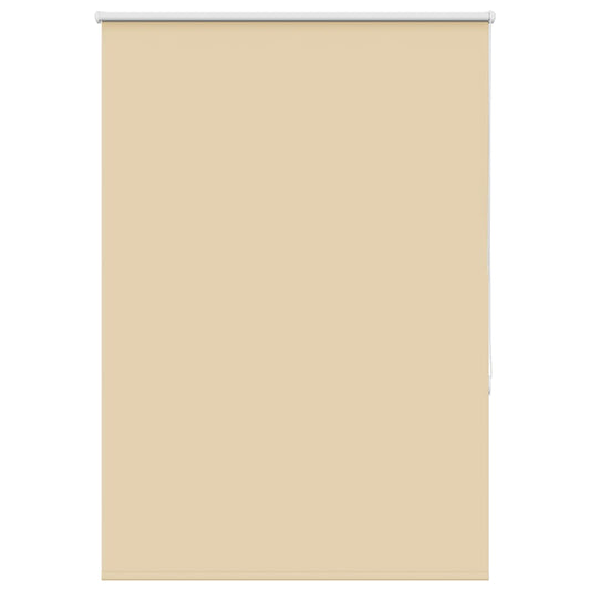 vidaXL Roller Blind Blackout Beige 105x150 cm Fabric Width 100,7 cm Polyester