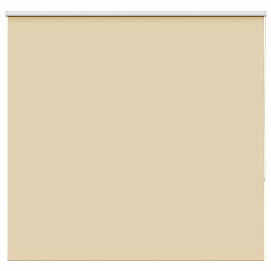 vidaXL Roller Blind Blackout Beige 155x150 cm Fabric Width 151.6 cm