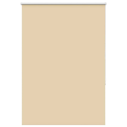 vidaXL Roller Blind Blackout Beige 100x175 cm Fabric Width 95.7 cm