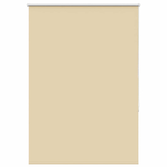 vidaXL Roller Blind Blackout Beige 115x175 cm Fabric Width 110.7 cm