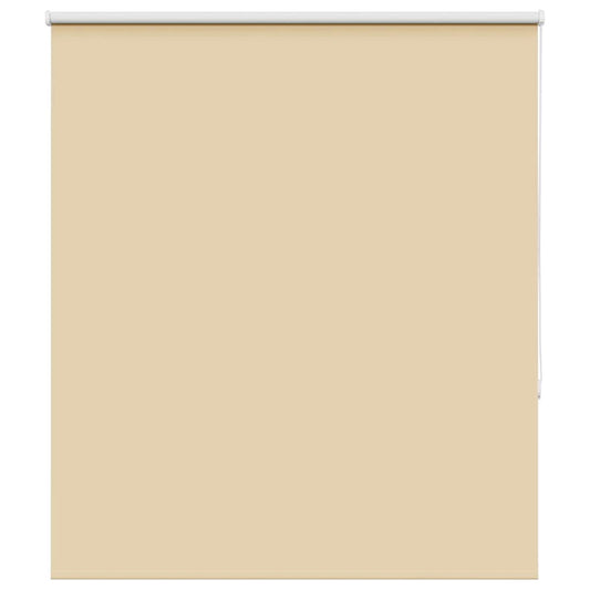 vidaXL Roller Blind Blackout Beige 125x175 cm Fabric Width 121.6 cm