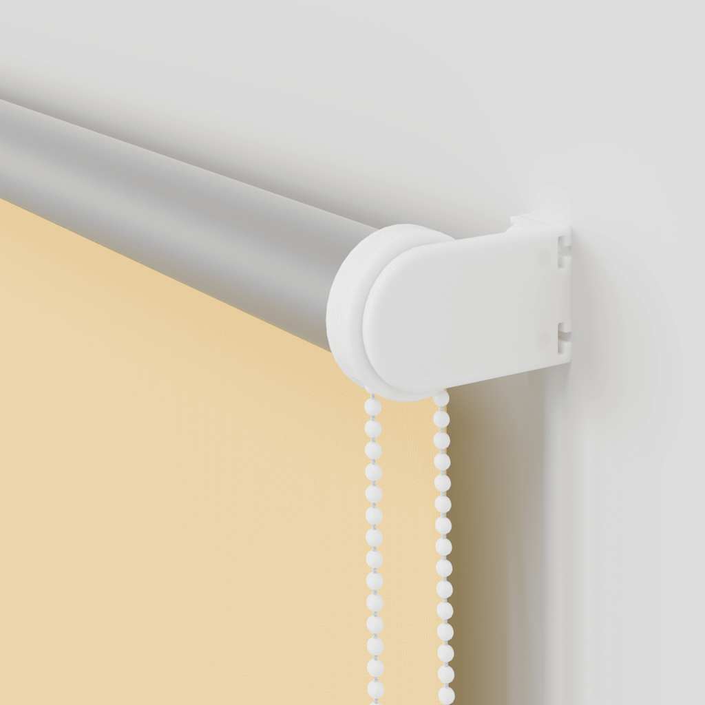 vidaXL Roller Blind Blackout Beige 140x175 cm Fabric Width 136.6 cm Polyester