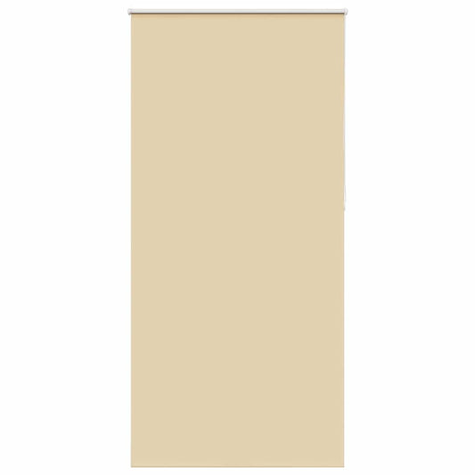 vidaXL Roller Blind Blackout Beige 105x210 cm Fabric Width 100.7 cm