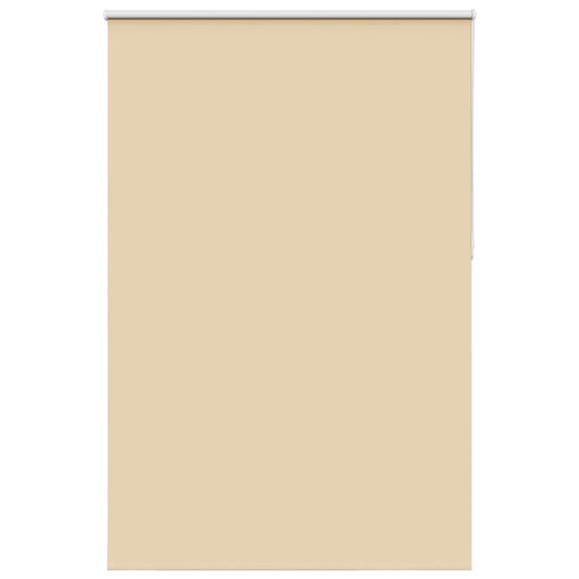 vidaXL Roller Blind Blackout Beige 160x210 cm Fabric Width 156.6 cm