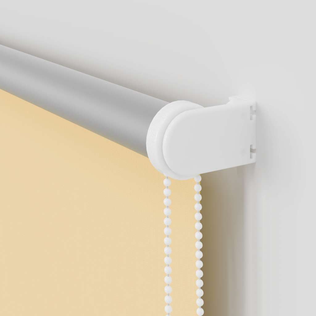 vidaXL Roller Blind Blackout Beige 165x210 cm Fabric Width 161.6 cm