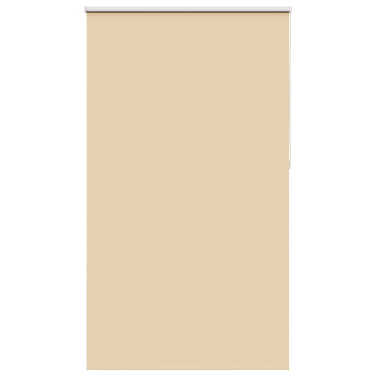vidaXL Roller Blind Blackout Beige 135x230 cm Fabric Width 131.6 cm