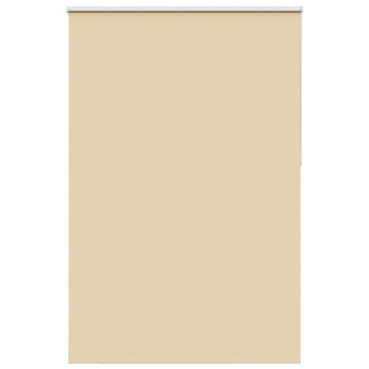 vidaXL Roller Blind Blackout Beige 155x230 cm Fabric Width 151.6 cm Polyester