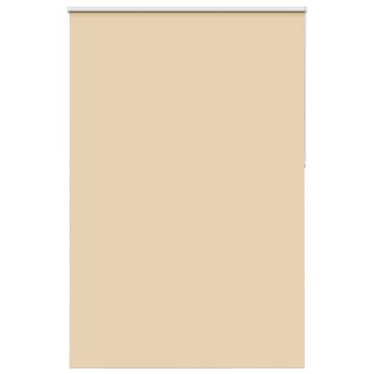 vidaXL Roller Blind Blackout Beige 160x230 cm Fabric Width 156.6 cm