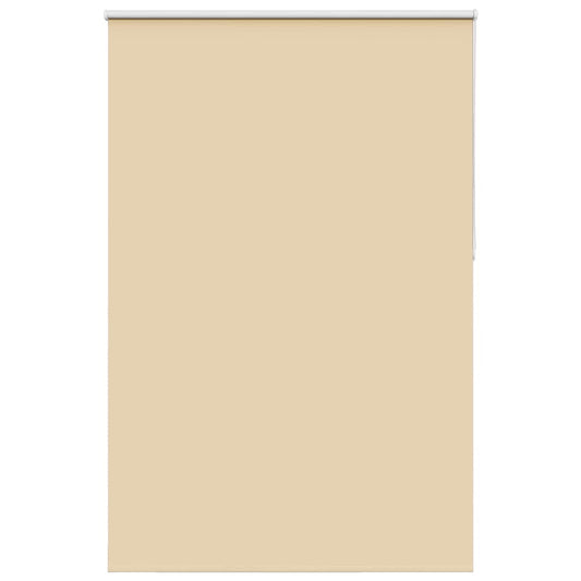 vidaXL Roller Blind Blackout Beige 165x230 cm Fabric Width 161.6 cm