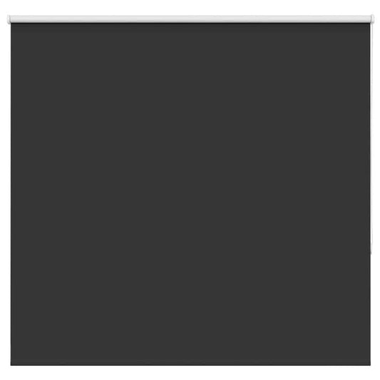 vidaXL Roller Blind Blackout Black 165x150 cm Fabric Width 161.6 cm