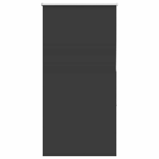 vidaXL Roller Blind Blackout Black 85x175 cm Fabric Width 80.7 cm