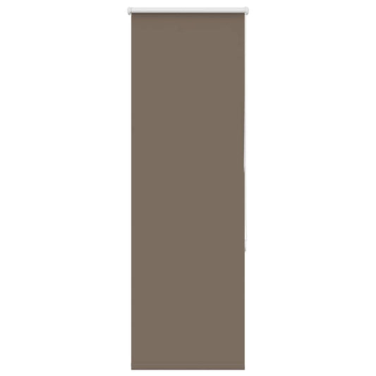 vidaXL Roller Blind Blackout Coffee 55x130 cm Fabric Width 50.7 cm