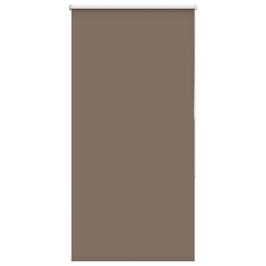 vidaXL Roller Blind Blackout Coffee 80x130 cm Fabric Width 75.7 cm