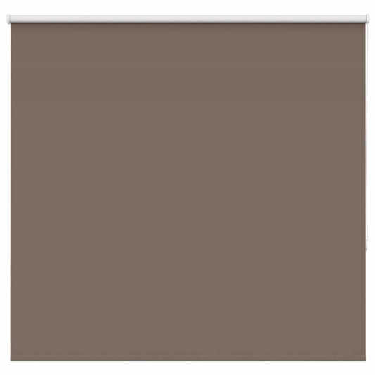vidaXL Roller Blind Blackout Coffee 150x130 cm Fabric Width 146.6 cm