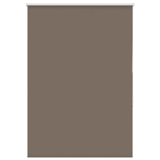 vidaXL Roller Blind Blackout Coffee 115x150 cm Fabric Width 110.7 cm