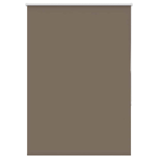 vidaXL Roller Blind Blackout Coffee 100x175 cm Fabric Width 95.7 cm