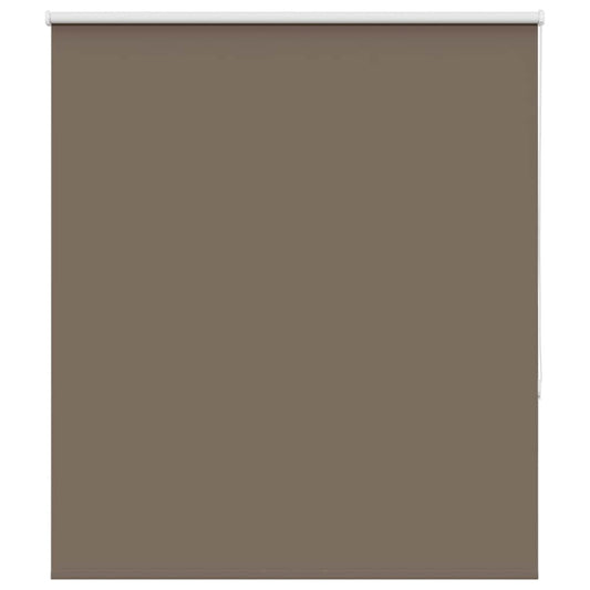 vidaXL Roller Blind Blackout Coffee 125x175 cm Fabric Width 121.6 cm