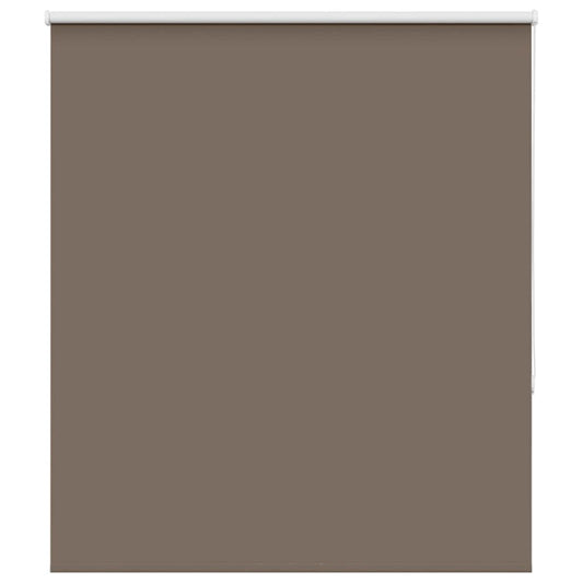 vidaXL Roller Blind Blackout Coffee 135x175 cm Fabric Width 131.6 cm