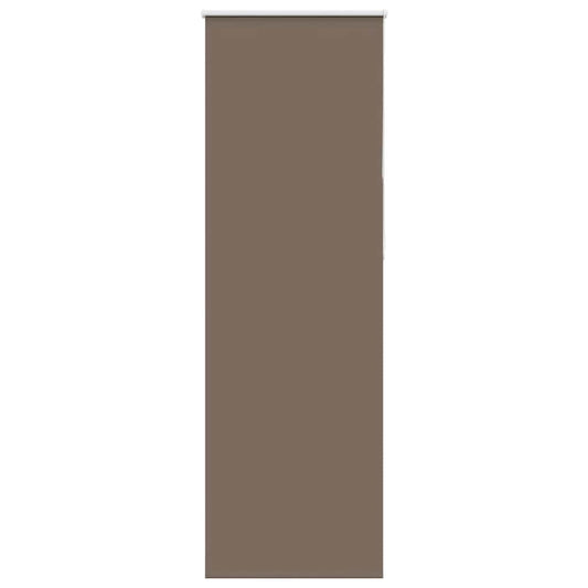 vidaXL Roller Blind Blackout Coffee 70x210 cm Fabric Width 65.7 cm