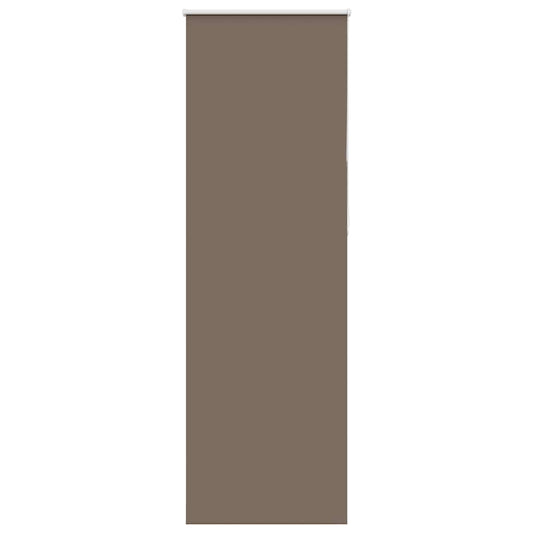 vidaXL Roller Blind Blackout Coffee 75x230 cm Fabric Width 70,7 cm Polyester