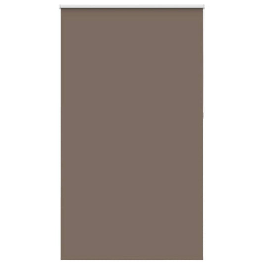 vidaXL Roller Blind Blackout Coffee 135x230 cm Fabric Width 131.6 cm