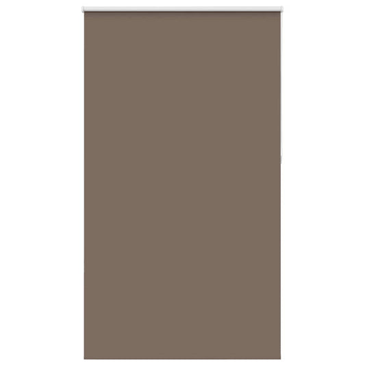 vidaXL Roller Blind Blackout Coffee 140x230 cm Fabric Width 136.6 cm