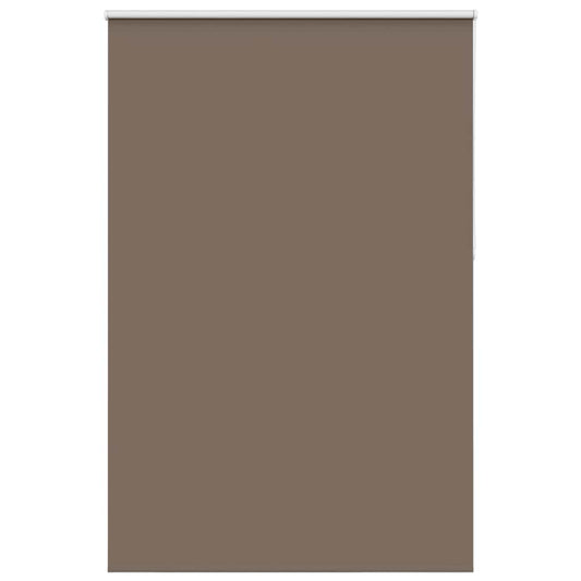 vidaXL Roller Blind Blackout Coffee 160x230 cm Fabric Width 156.6 cm