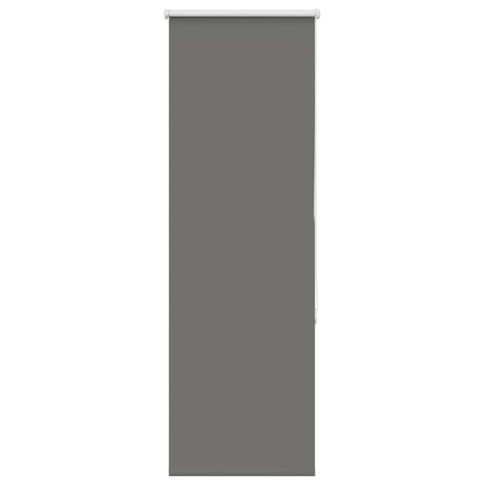 vidaXL Roller Blind Blackout Grey 50x130 cm Fabric Width 45.7 cm