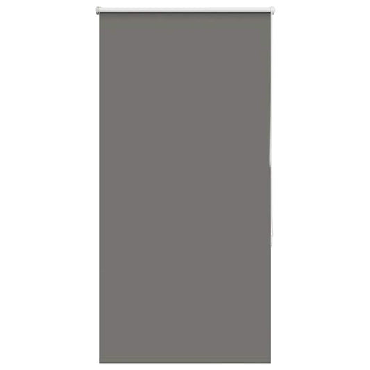 vidaXL Roller Blind Blackout Grey 65x130 cm Fabric Width 60.7 cm