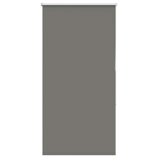 vidaXL Roller Blind Blackout Grey 75x130 cm Fabric Width 70.7 cm