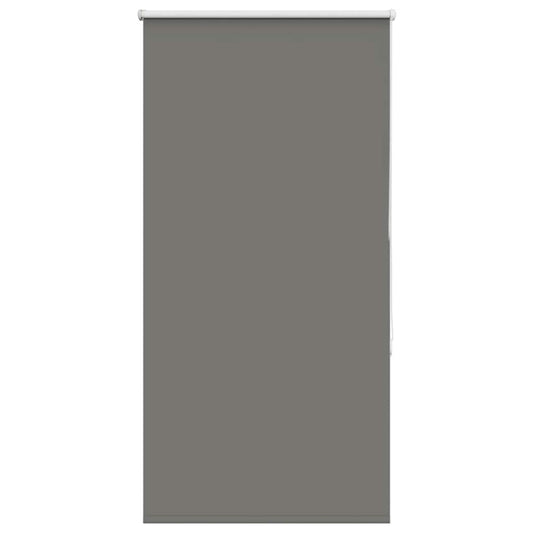 vidaXL Roller Blind Blackout Grey 85x130 cm Fabric Width 80.7 cm