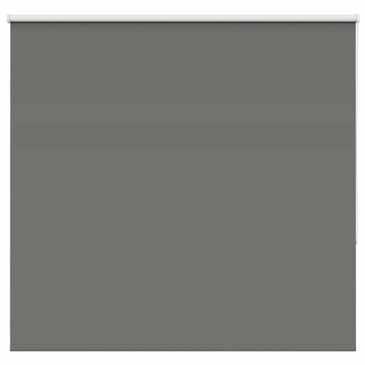 vidaXL Roller Blind Blackout Grey 150x130 cm Fabric Width 146.6 cm Polyester