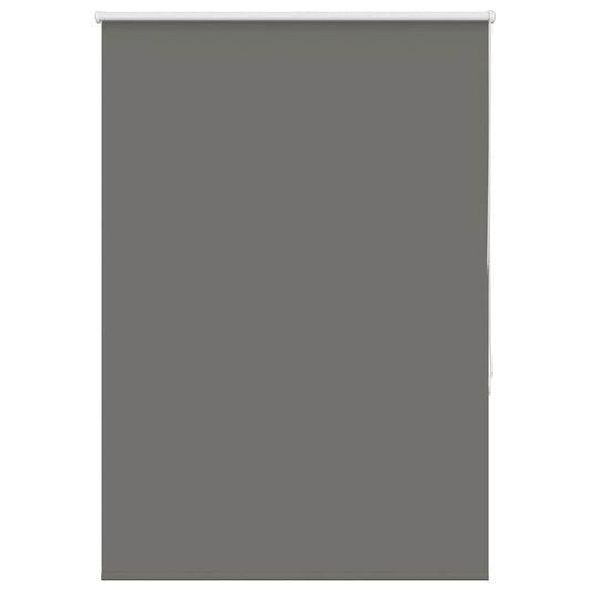 vidaXL Roller Blind Blackout Grey 90x150 cm Fabric Width 85.7 cm Polyester