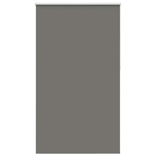 vidaXL Roller Blind Blackout Grey 120x210 cm Fabric Width 116.6 cm