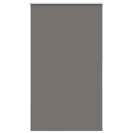 vidaXL Roller Blind Blackout Grey 125x210 cm Fabric Width 121.6 cm