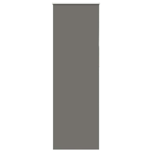 vidaXL Roller Blind Blackout Grey 85x230 cm Fabric Width 80.7 cm Polyester