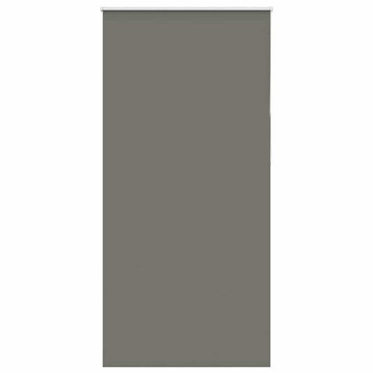 vidaXL Roller Blind Blackout Grey 95x230 cm Fabric Width 90.7 cm