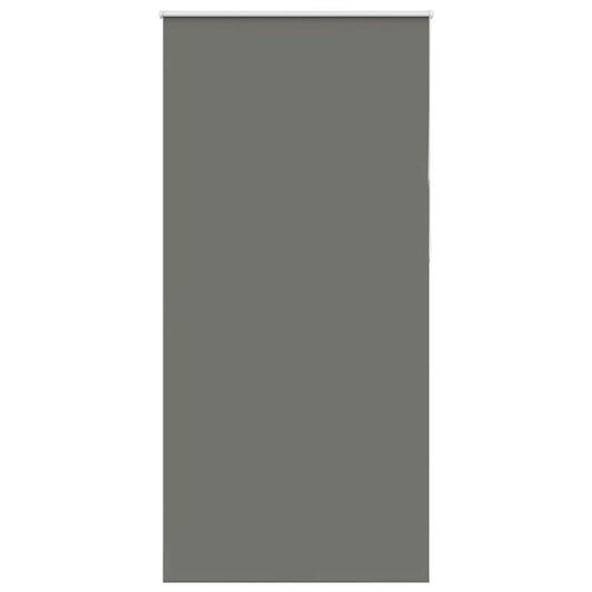vidaXL Roller Blind Blackout Grey 110x230 cm Fabric Width 105.7 cm